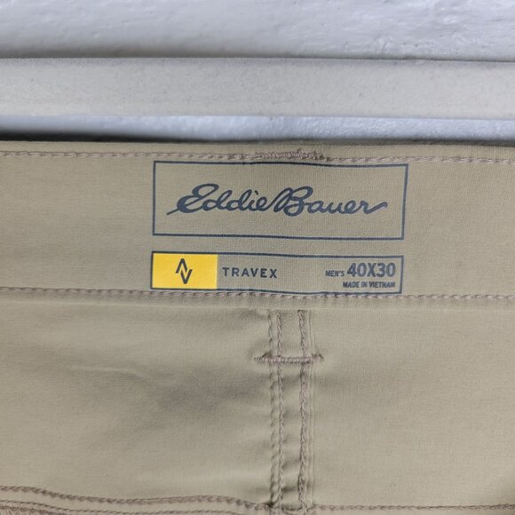 Eddie Bauer Travex Men's Size 40 x 30 Pants Tan - Picture 3 of 4